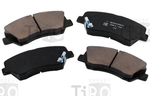 Колодки тормозные Toyota Rav 4 "Цитрон" (2.1.52) (к-т 4 шт)