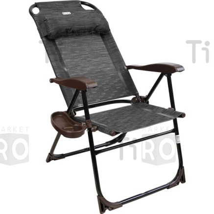Кресло-шезлонг с полкой (КШ2/5 венге) 120 кг