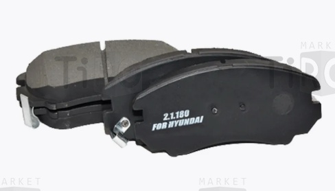 Колодки тормозные Hyundai Sonata 2,0 "Цитрон" (2.2.4) (к-т 4 шт)