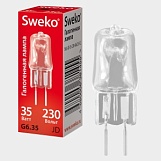 Лампа галогенная Sweko SHL-JCD-35Вт-230В-GY6.35-CL
