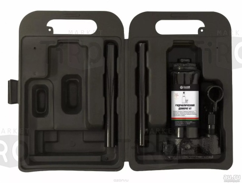 Домкрат гидравлический 3т БАК 10040, в кейсе