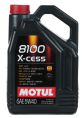 Синтетическое масло Motul 8100 X-cess GEN2 5w40 100% Synthetic 5л