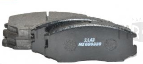 Колодки тормозные Mitsubishi "Цитрон" (2.1.43) (к-т 4 шт)