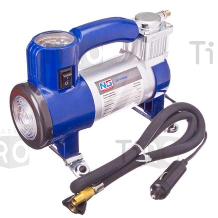Компрессор 12В, 150Вт, 35л/мин, фонарь, New Galaxy 713-029