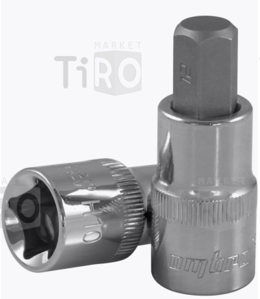Головка 1/2"DR торцевая со вставкой, Hex 120207 Н 7 мм Головка 1/2"DR торцевая со вставкой, Hex 120207 Н 7 мм