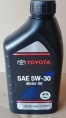 Масло синтетическое TOYOTA Motor Oil 5w30 SP/SN Plus/SN 0.946л Америка, Пластиковая канистра