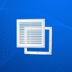 Решетка Омск разъемная с сеткой К010 175*175 /40/