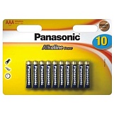 Батарейка Panasonic Alkaline Power LR03, 10шт. /12/