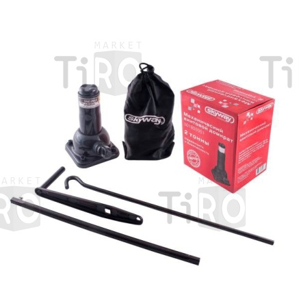 Домкрат механический винтовой (телескопический) 2т 180-390мм Skyway SP-02/S01803001