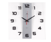 Часы настенные прозрачные "Полоса" 3537-003