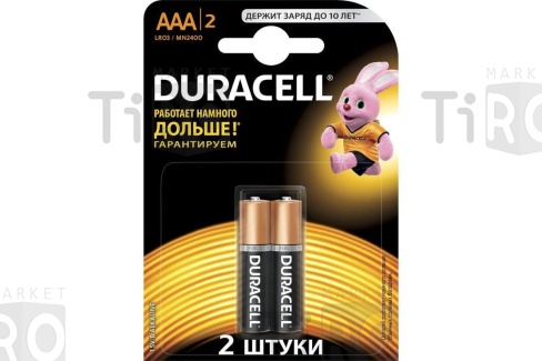 Батарейка DURACELL LR03 2BL (24)