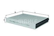 Фильтр салонный угольный Mahle LAK 875 Z0322 (CUK 25 007)
