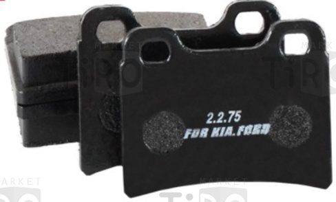 Колодки тормозные Kia Sephia (FA) 1,5 "Цитрон" (2.2.75) (к-т 4 шт)