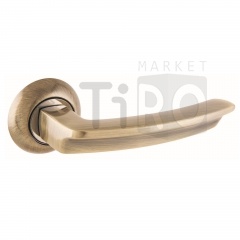 Ручка дверная Аллюр АРТ "Вернер" AB (1100) бронза