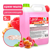 Мыло-крем жидкое Clean&Green Soapy Premium Малина в карамели CG8151, 5л увлажняющее