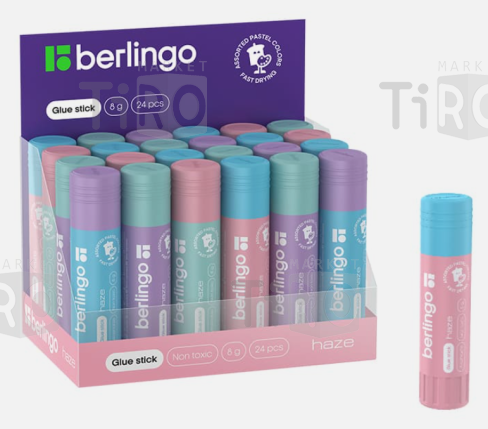 Клей-карандаш Berlingo "Haze", 08г