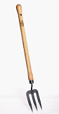 Вилка пересадочная, 3 зубца, 480мм, деревянная рукоятка, Торнадика FRK3T480