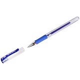 Ручка гелевая Crown "Jell-Belle" JBR-700B синяя, 0,5мм, грип, штрих-код