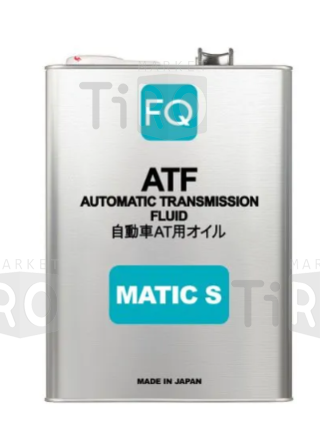 Tрансмиссионное масло FQ ATF Matic S, 4л