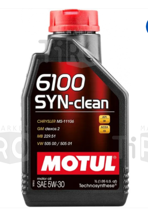 Моторное масло Motul 6100 Syn-Clean 5w30, 112133, 1л