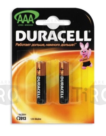 Батарейка Duracell NH ААА Basic мизинчиковая 2шт. /12/48/