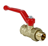 Кран шаровый Optima 3/4" американка, рычаг, латунь