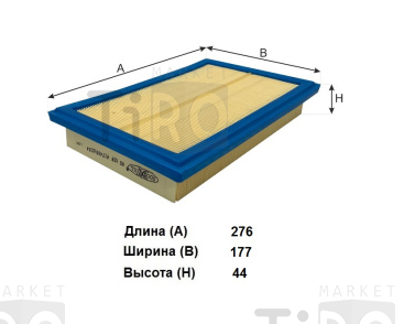 Фильтр воздушный GoodWill AG 808\A2740940204