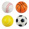 Мяч "Спорт", ПВХ, 7,6см, 4 дизайна