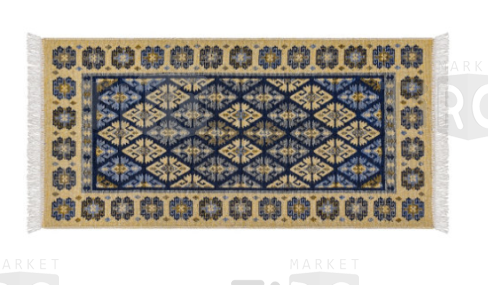 Коврик универсальный Etno icarpet 002, 60*100 сапфир