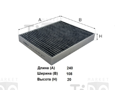 Фильтр салона GoodWill AG 047 CFC\301001199AA
