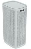Корзина для белья 100л. "Лён" АП377 серая (сборная 430*321*800)
