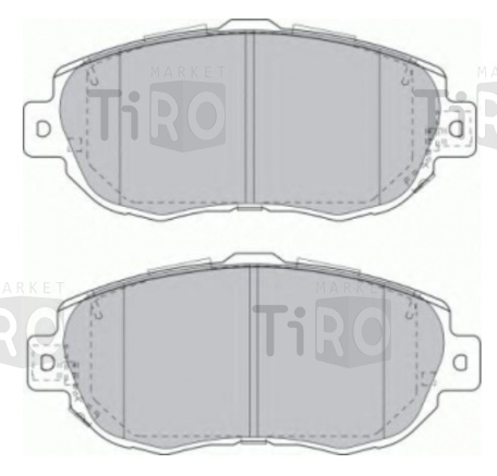 Колодки тормозные V697 Toyota PF1324k1 04465-14081 44652231279 04465-22311