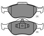 Колодки ADB 0891