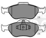 Колодки ADB 0891