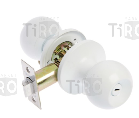 Защелка "Trodos" ЗШ-03 (белый), без ключа, фиксатор