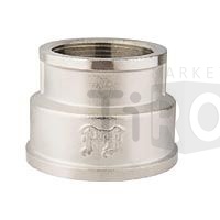 Муфта PF 1*1/2" латунь никелированная TF 64 Муфта PF 1*1/2" латунь никелированная TF 64