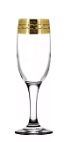 Набор бокалов для шампанского с узором "Версаль" EAV08-419, 6 штук