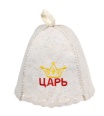 Шапка Банные штучки "Царь" "Hot Pot" 41032, войлок 100% Шапка Банные штучки "Царь" "Hot Pot" 41032, войлок 100%