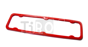 Прокладка для ЗМЗ-402 масляного картера с прессшайбами (Силикон, красный) (Проф) 402-1009070-01