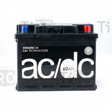 Аккумулятор AC/DC 6СТ-60L АЗ - + 500А 242х175х190 Аккумулятор AC/DC 6СТ-60L АЗ - + 500А 242х175х190