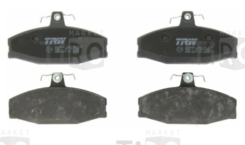 Колодки дискового тормоза передние Transmaster TR355\89741\8V0698151B\Audi A3/Seat Leon/Skoda Octavia/ VW Golf-VII 13- (TRW. GDB1956)