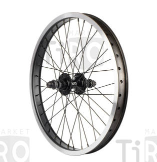 Колесо заднее 20" для BMX, двойной обод 36H, втулка, ось 3/8" 175 мм, 9Т 112975