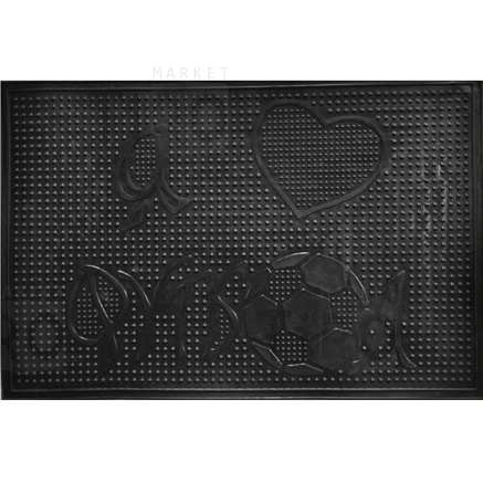 Коврик придверный резиновый ComeForte Pin Mat "Футбол", 40*60см Коврик придверный резиновый ComeForte Pin Mat "Футбол", 40*60см