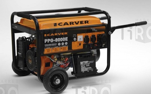 Бензогенератор Carver PPG-8000Е