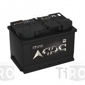 Аккумулятор AC/DC HIBRID 75R (Тюмень)  680А 276х175х190