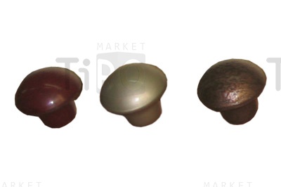 Ручка мебельная В грибок бел.бол. /20/