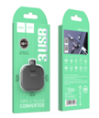 Адаптер-Хаб Hoco HB11, (Type-C -3USB), черный Адаптер-Хаб Hoco HB11, (Type-C -3USB), черный