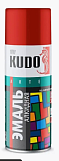 Эмаль Kudo KU-1003 аэрозольная универсальная алкидная красная (0,52л)