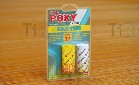 Клей эпоксидный Mastix Faster (холодная сварка) 60 гр