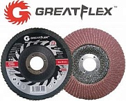 Круг лепестковый торцевой Greatflex (72 лепестка): 125 х 22,2 мм, Р120